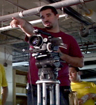 Alex Ferrari on the set of Broken